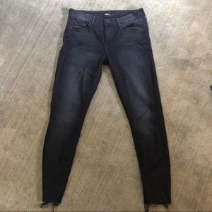 MOTHER Looker Ankle Fray: Damaged